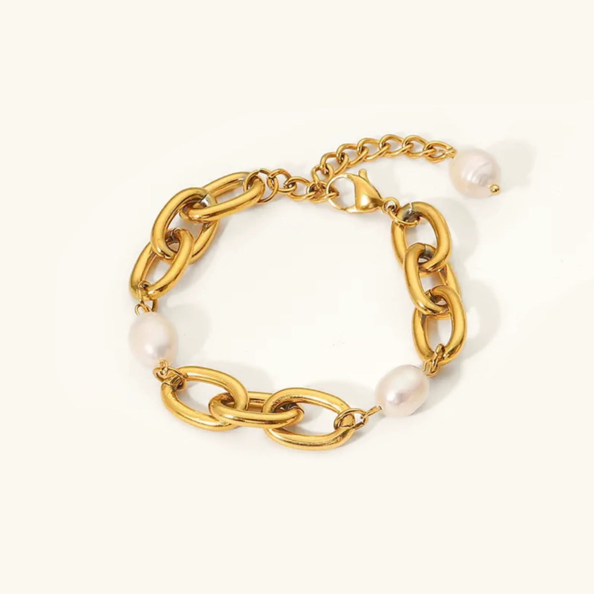 [AuraEcho]Ysabel Chunky Freshwater Pearl Bracelet
