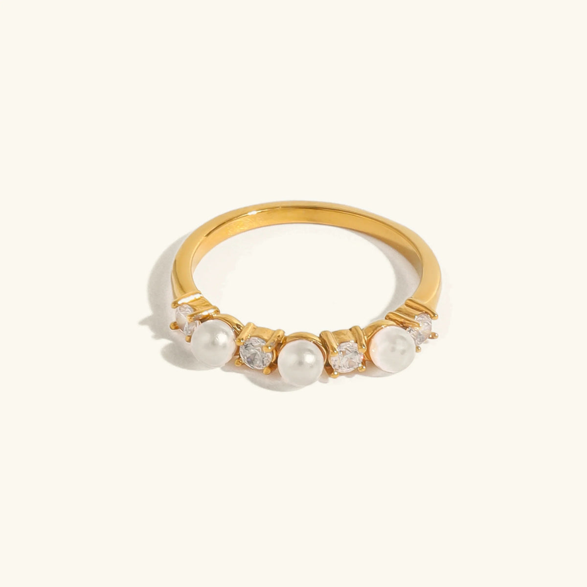 [AuraEcho]Keisha Diamond Pearl Ring