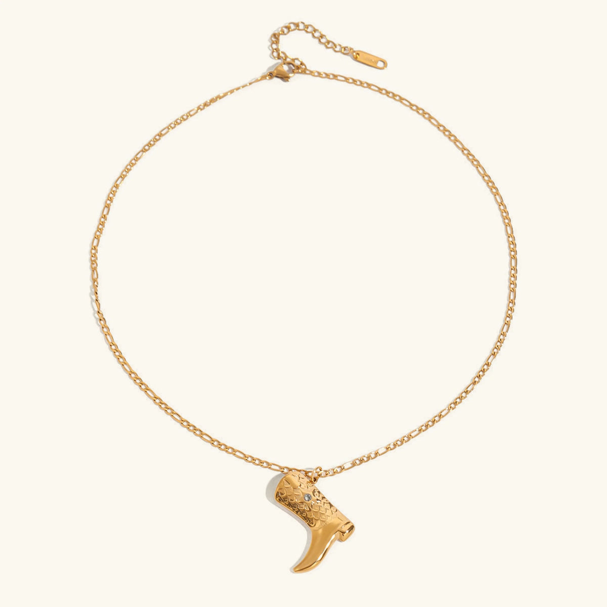 [AuraEcho]Makayla Gold Boot Pendant