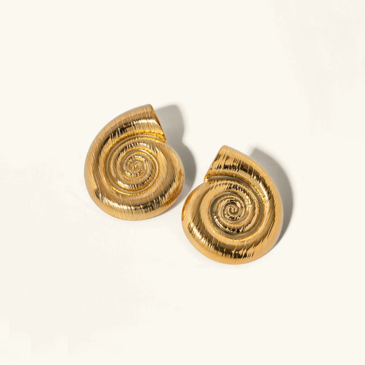 [AuraEcho]Nauticia Gold Shell Earrings