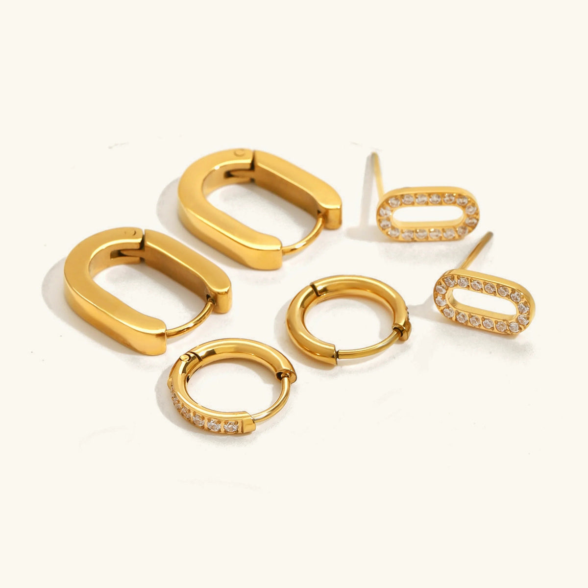 [AuraEcho]Ryleigh Diamond Hoop Bundle