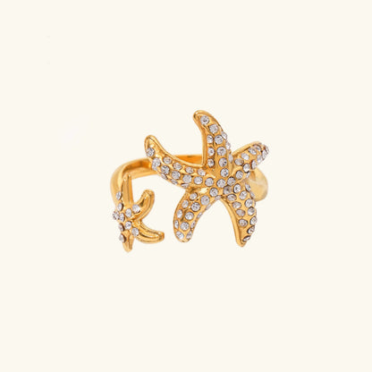 [AuraEcho]Marina Starfish Diamond Ring