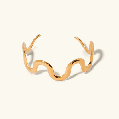 [AuraEcho]Senna Twisted Gold Bangle