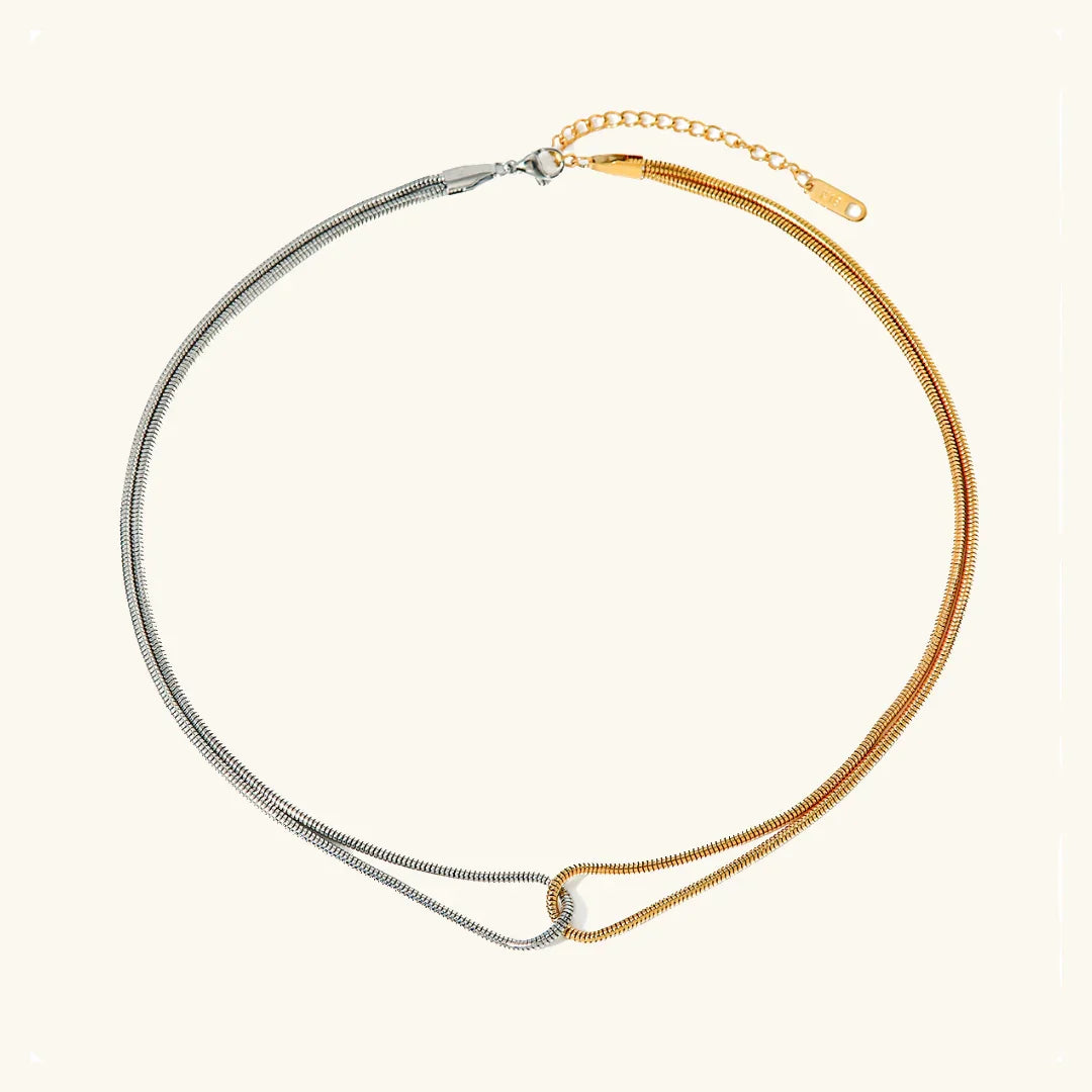 [AuraEcho]Talia Two Tone Necklace