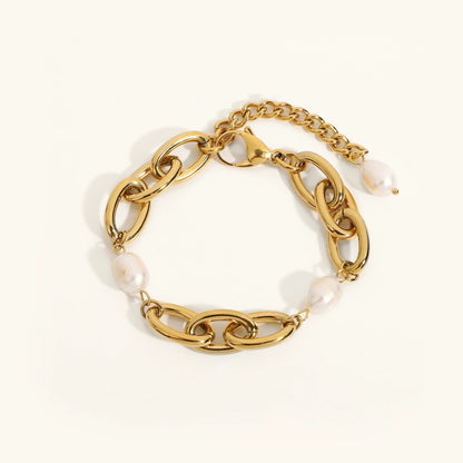 [AuraEcho]Serafina Freshwater Pearl Bracelet