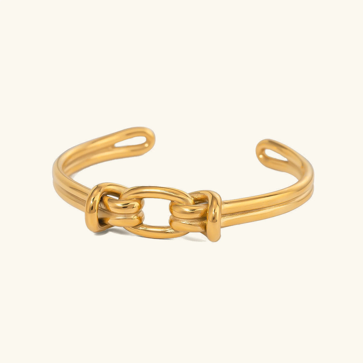 [AuraEcho]Luce Gold Knot Bangle