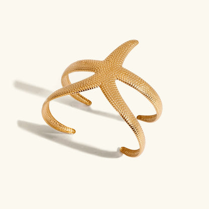 [AuraEcho]Annika Gold Starfish Cuff