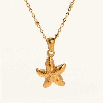 [AuraEcho]Emmie Gold Starfish Pendant