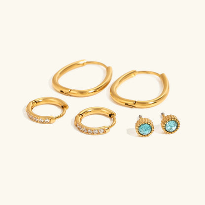 [AuraEcho]Kylie Diamond Earring Bundle