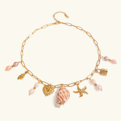 [AuraEcho]Pacific Freshwater Pearl Necklace