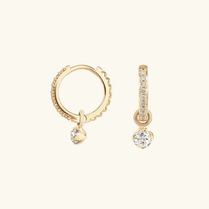 [AuraEcho]Blake Reversible Diamond Hoops