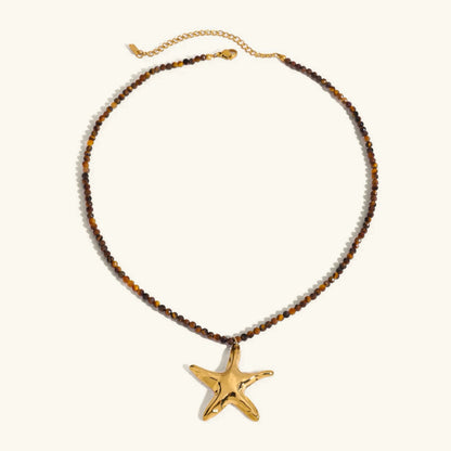 [AuraEcho]Umi Gold Starfish Pendant