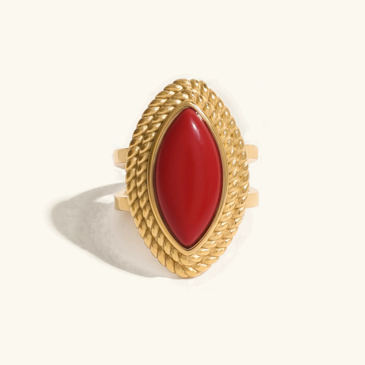 [AuraEcho]Heidi Marquise Gold Ring
