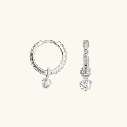 [AuraEcho]Blake Reversible Diamond Hoops