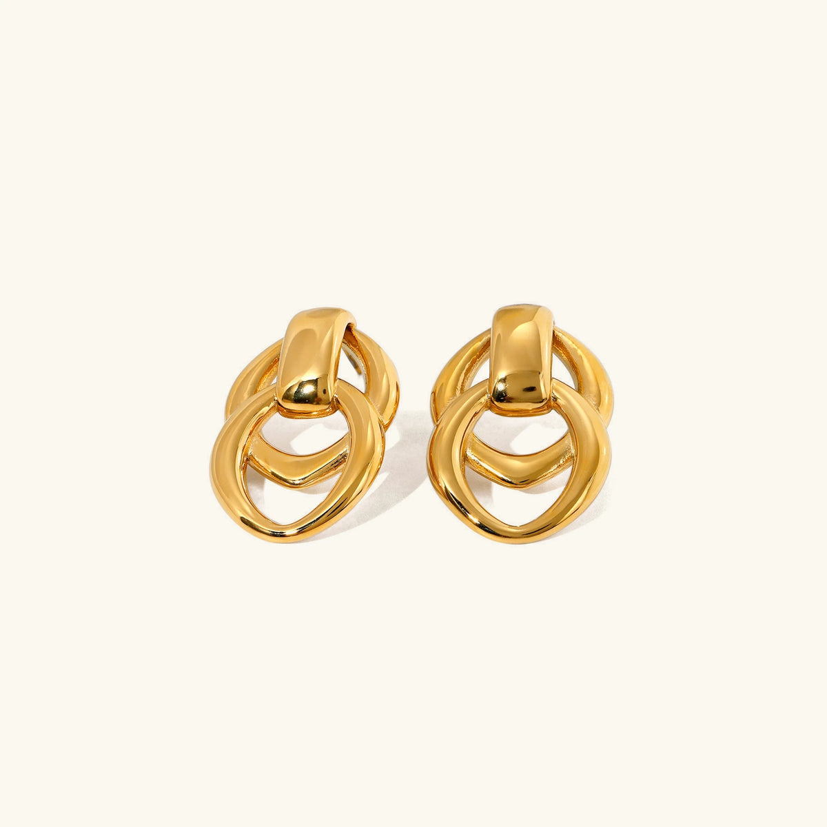 [AuraEcho]Zoey Gold Earrings