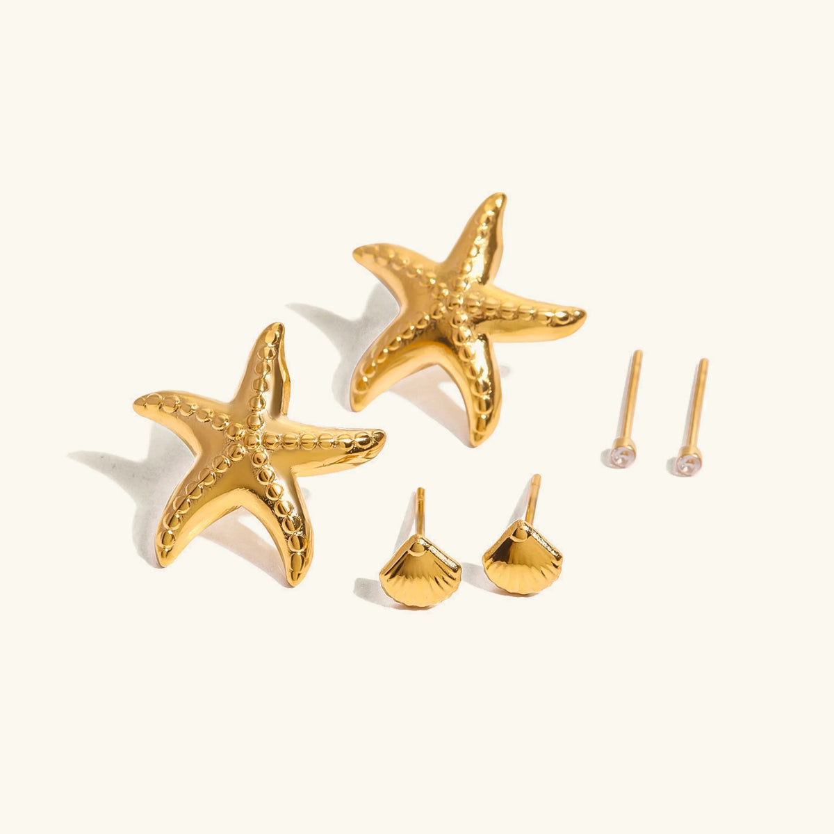 [AuraEcho]Arielle Ocean-Inspired Earring Bundle