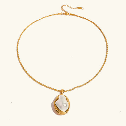 [AuraEcho]Carly Mother Of Pearl Pendant