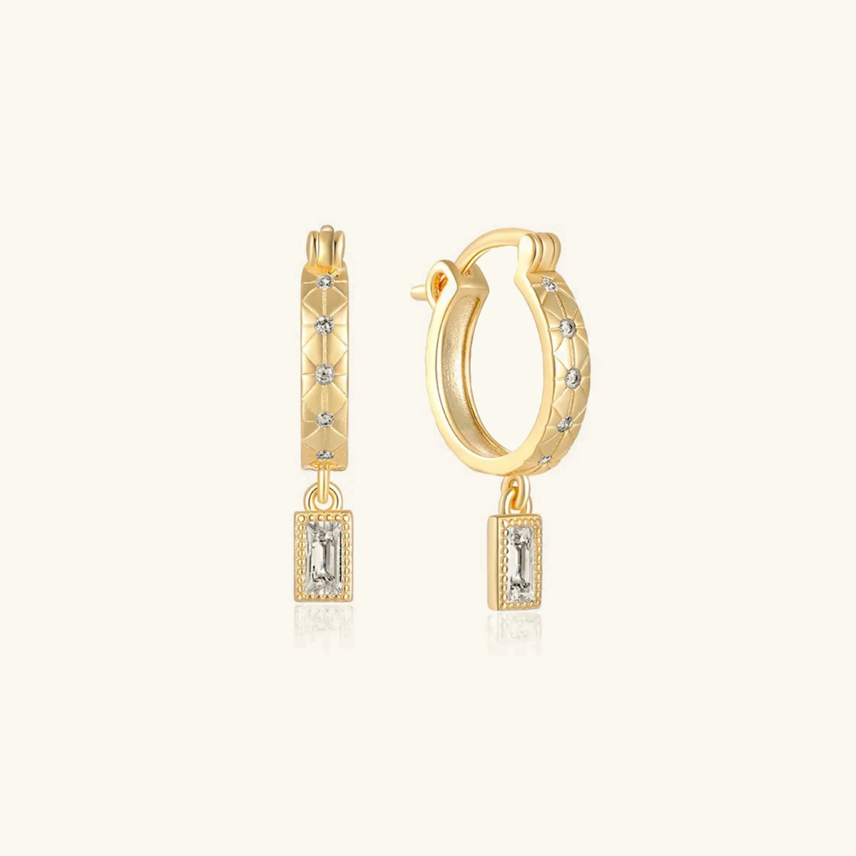 [AuraEcho]Cassidy Diamond Hoops