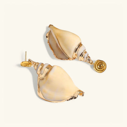[AuraEcho]Sabrina Seashell Earrings