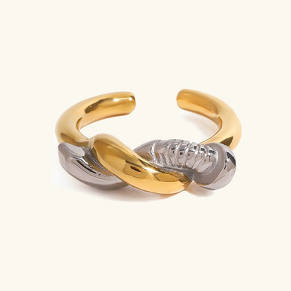 [AuraEcho]Trinity Twisted Nail Ring