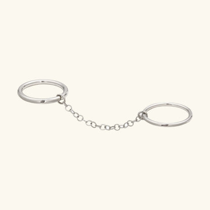 [AuraEcho]Bridget Chain Stacked Ring