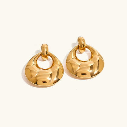 [AuraEcho]Coralyn Gold Earrings