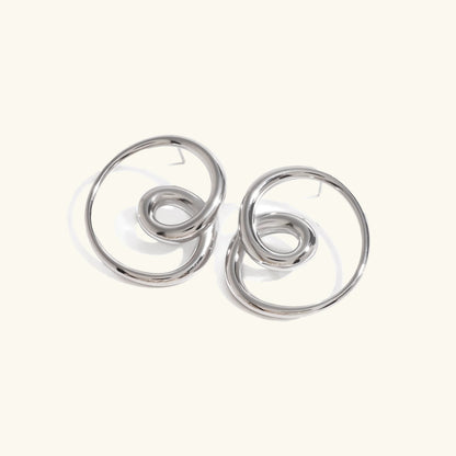 [AuraEcho]Angelique Golden Twist Earrings