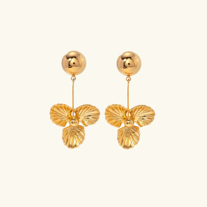 [AuraEcho]Andrea Gold Earrings