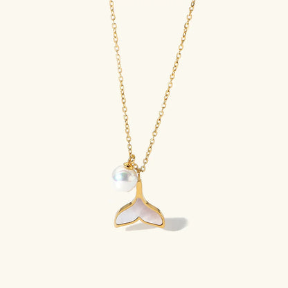 [AuraEcho]Mermaid Freshwater Pearl Necklace