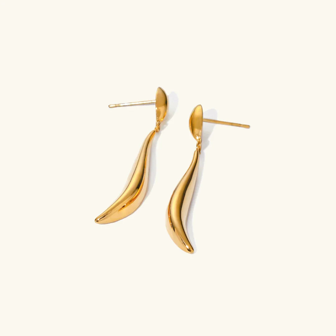 [AuraEcho]Aspen Gold Earrings