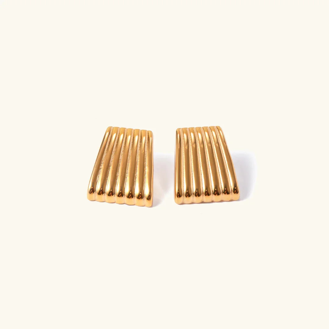 [AuraEcho]Antonia Gold Earrings