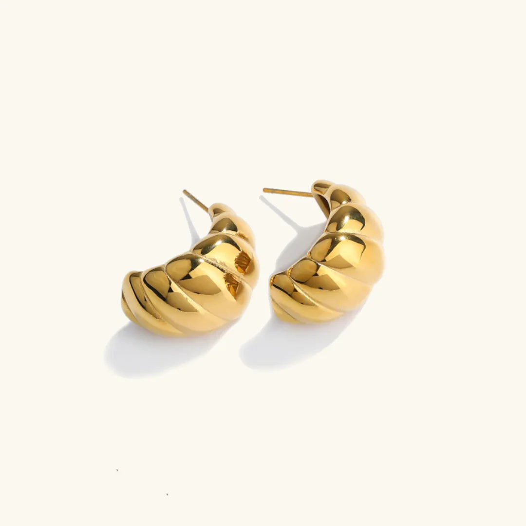[AuraEcho]Kelsey Gold Earrings