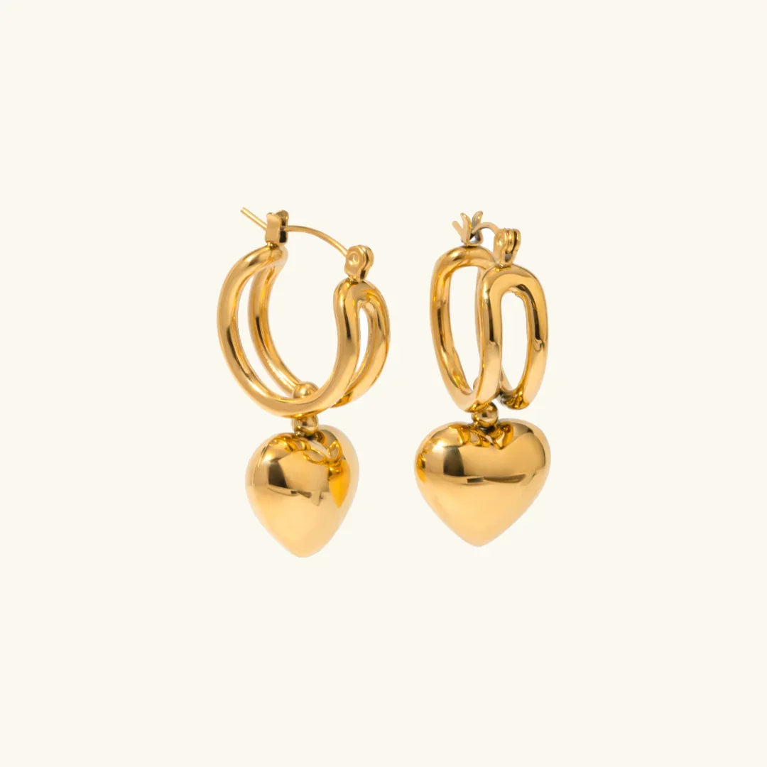 [AuraEcho]Audrey Gold Earrings