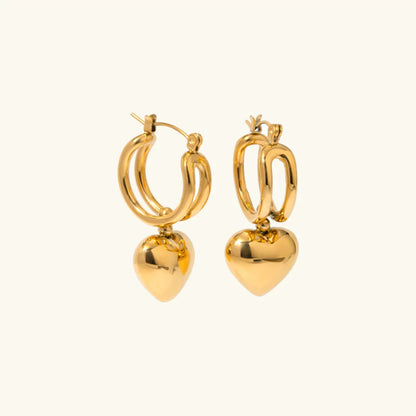 [AuraEcho]Audrey Gold Earrings