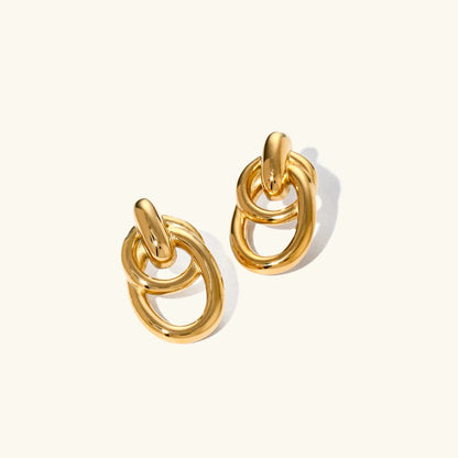 [AuraEcho]Amarelda Gold Earrings