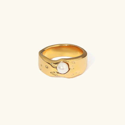 [AuraEcho]Cerulia Freshwater Pearl Ring