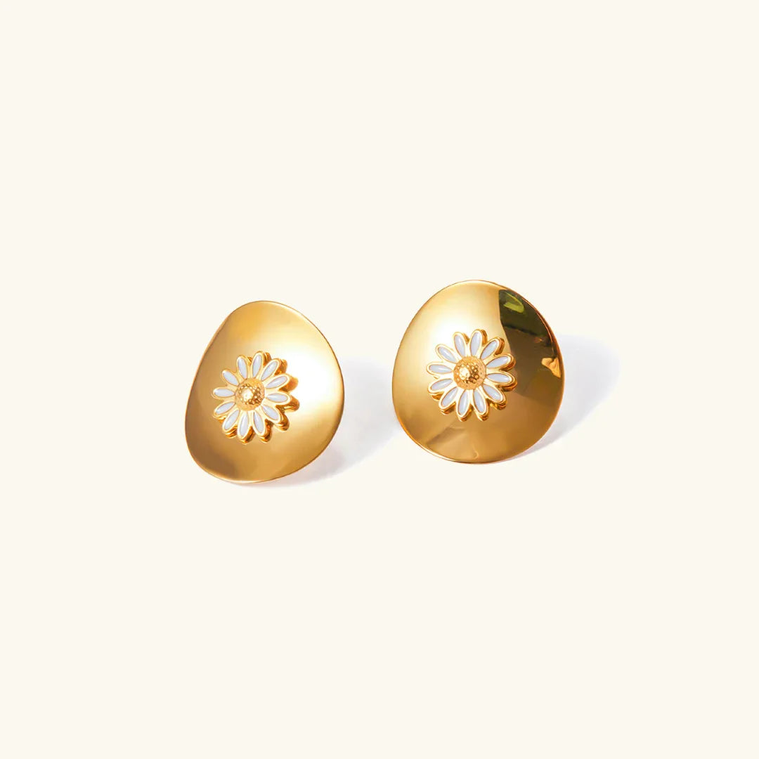 [AuraEcho]Georgiana Gold Earrings