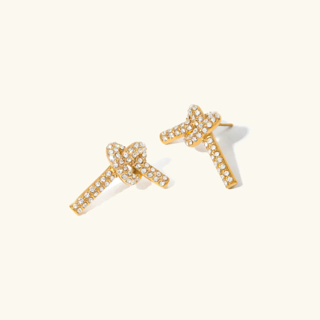 [AuraEcho]Francesca Diamond Earrings