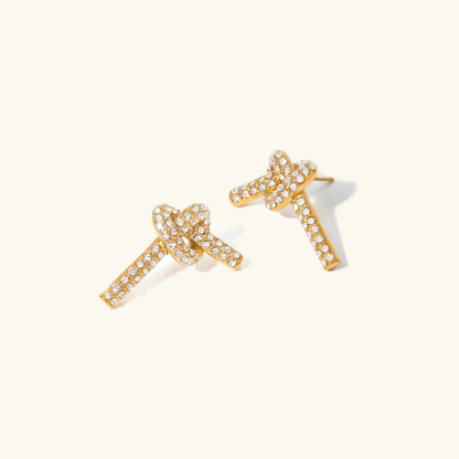 [AuraEcho]Francesca Diamond Earrings