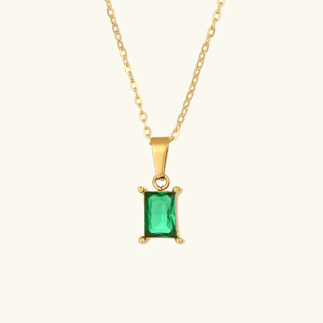 [AuraEcho]Emi Green Necklace