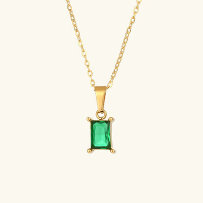 [AuraEcho]Emi Green Necklace