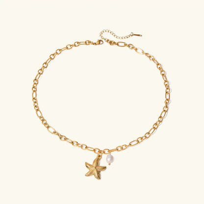 [AuraEcho]Lagoon Gold Necklace