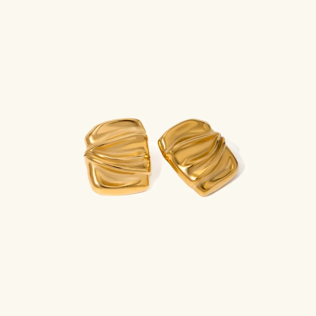 [AuraEcho]Evette Gold Earrings