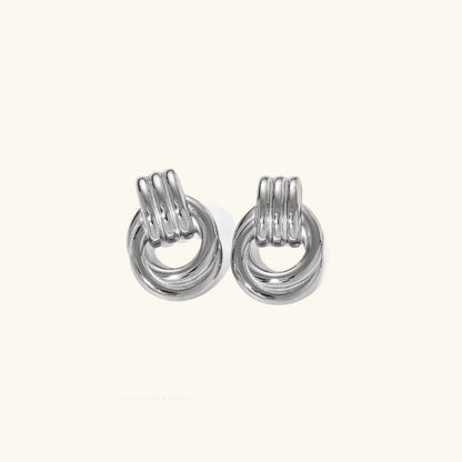 [AuraEcho]Luna Layered Hoop Earrings