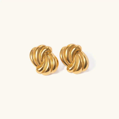 [AuraEcho]Floriana Gold Earrings