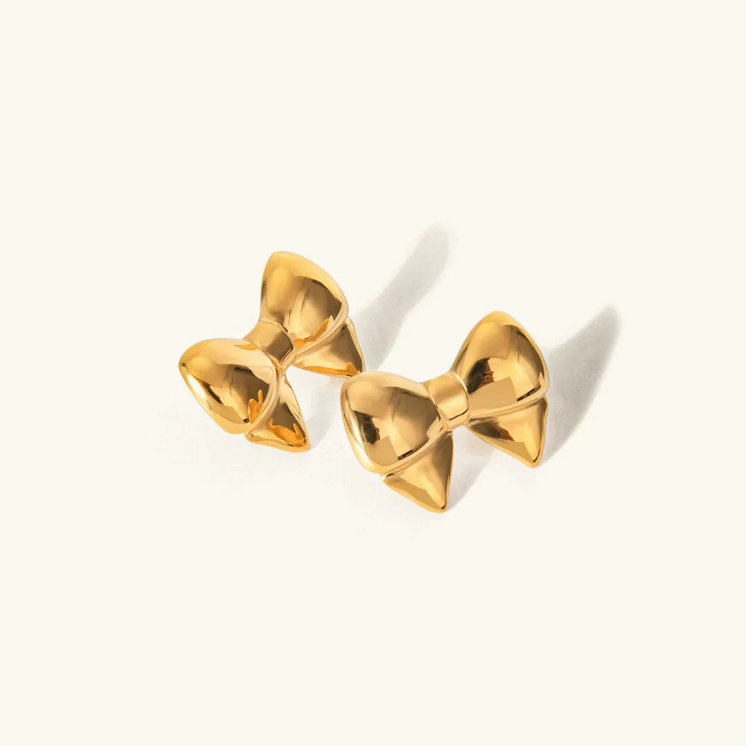 [AuraEcho]Regina Bow Earrings