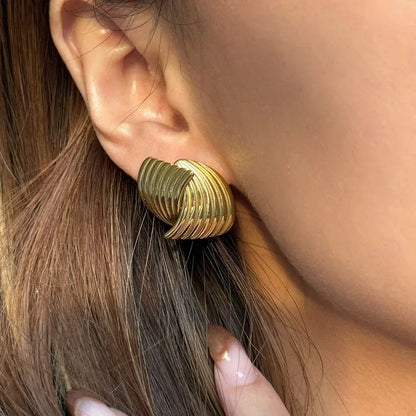 [AuraEcho]Sonia Gold Earrings