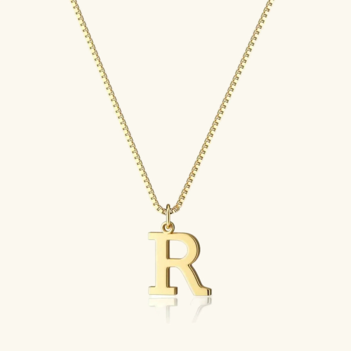 [AuraEcho]Therese Letter Initial Gold Necklace