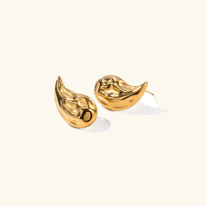 [AuraEcho]Raven Vintage Teardrop Earrings