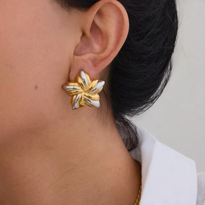 [AuraEcho]Thymes Gold Star Earrings